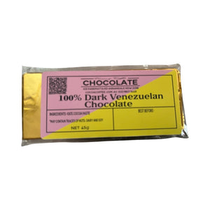 Dark Venezuelan Chocolate (100% Cocoa)