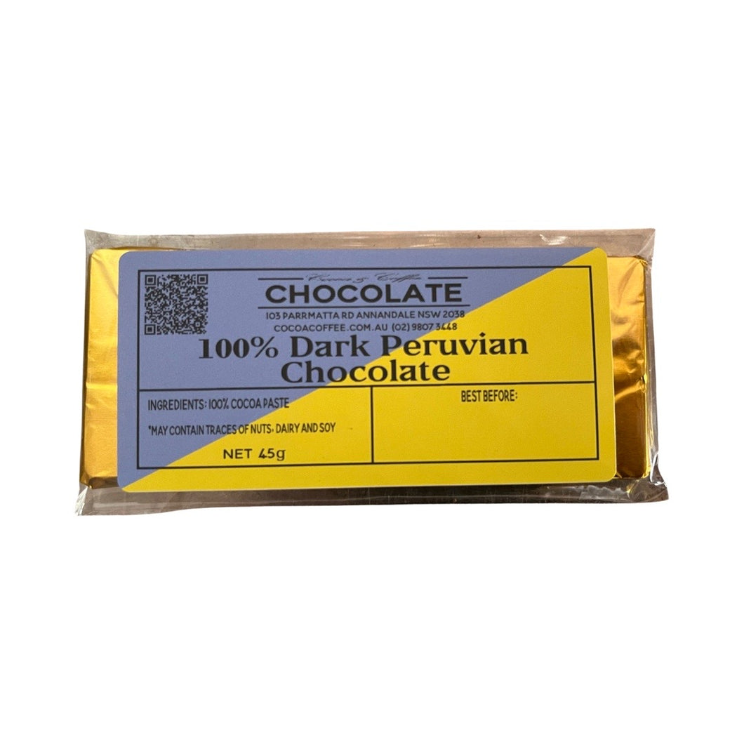 Dark Chocolate Bar (100% Cocoa)